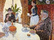 Paul Signac The Dining Room Germany oil painting reproduction